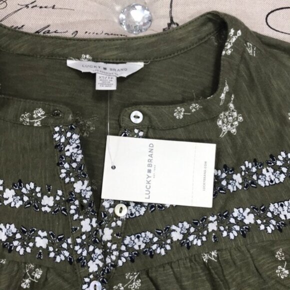 Lucky Brand Printed Knit Shirt - Picture 4 of 5